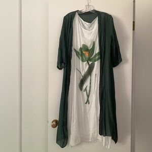 Xiaomanyun Women’s Dress & Cardian Set